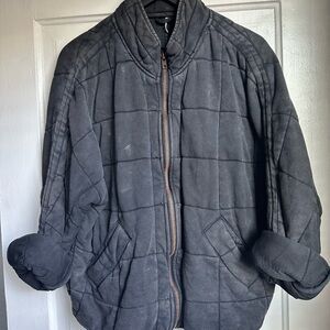 Free People Dolman Quilted Knit Jacket